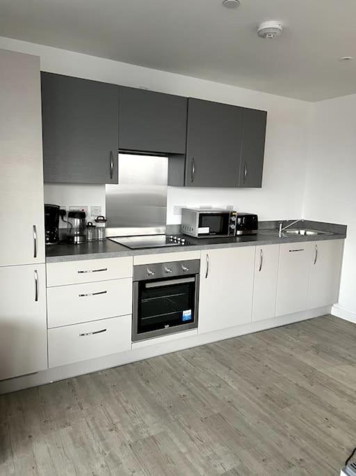 Luxurious City View Apartment In Salford Mánchester Exterior foto