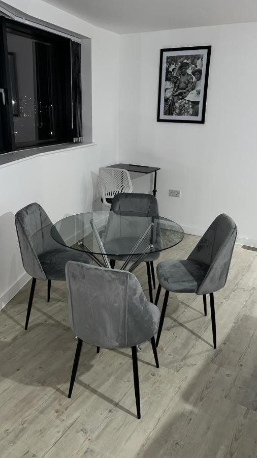 Luxurious City View Apartment In Salford Mánchester Exterior foto